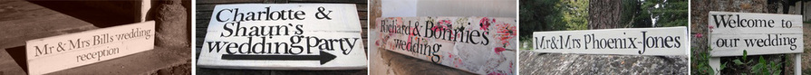 Wedding signs - MR & MRS